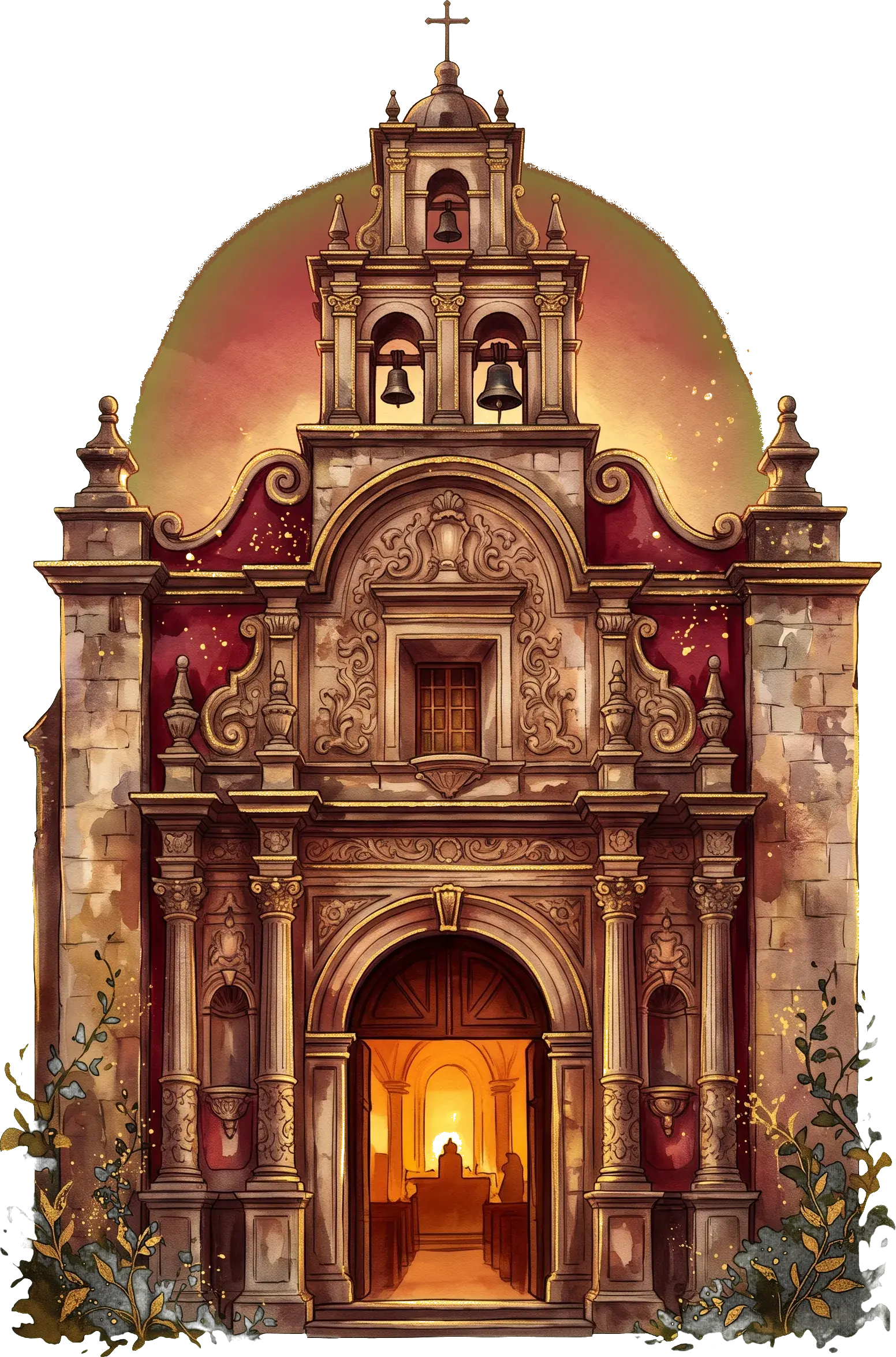 Fachada de la iglesia